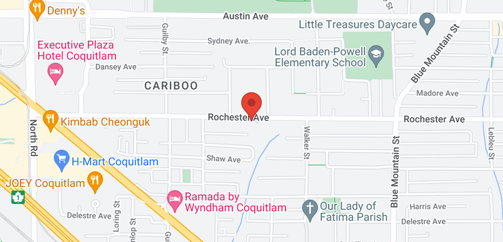 map of 728 ROCHESTER AVENUE